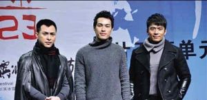 從左至右：范植偉、楊佑寧、唐文龍