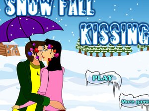 雪地接吻