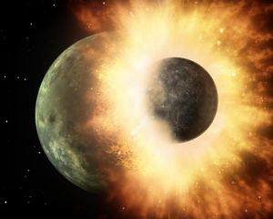 兩顆行星的相撞事件發生在數千年前或者更久遠的年代
