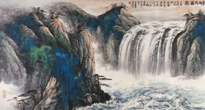 桂林山水畫·謝天成