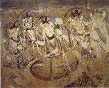 隋朝炳靈寺菩薩畫像