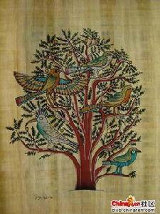 埃及紙莎草紙畫 埃及紙莎草紙畫