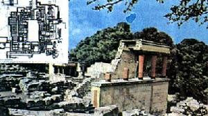 （圖）傳說中的迷宮克諾索斯宮的遺址