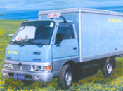 （圖）CA5020XXY型一噸金陵廂式貨的 