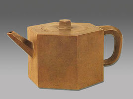 清萬泉六方壺 清萬泉六方壺