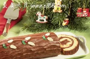 聖誕節木頭型蛋糕