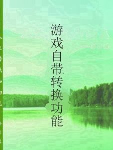 遊戲自帶轉換功能 遊戲自帶轉換功能