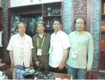 稷山螺鈿漆器馬貴堂和漆器大師薛生金等合影