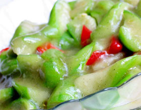 炒辣味絲瓜