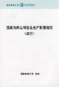 國家電網公司安全生產職責規範 國家電網公司安全生產職責規範