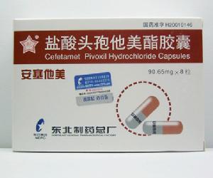 鹽酸頭孢他美酯膠囊 鹽酸頭孢他美酯膠囊