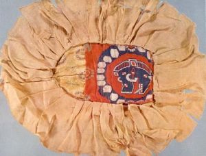 聯珠豬頭紋錦覆面 聯珠豬頭紋錦覆面