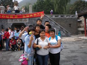 課餘同學生去雲居寺遊覽