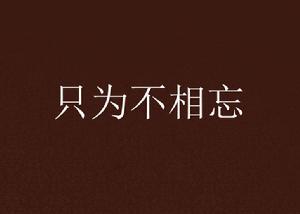 只為不相忘 只為不相忘