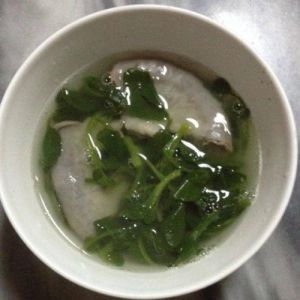 粉腸瘦肉西洋菜湯 粉腸瘦肉西洋菜湯