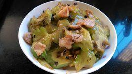 肉青炒涼瓜 肉青炒涼瓜
