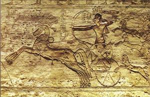 阿布辛貝神廟壁畫描繪的卡迭石戰役