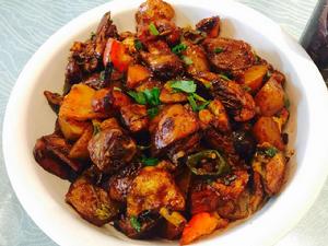 土豆辣炒雞塊 土豆辣炒雞塊