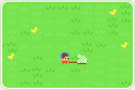 小男孩捕鴨子 小男孩捕鴨子