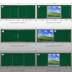 組合推拉黑板 組合推拉黑板