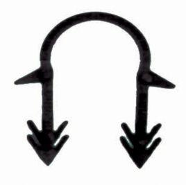 塑膠卡釘 塑膠卡釘