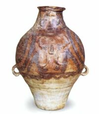 人形彩陶壺 人形彩陶壺
