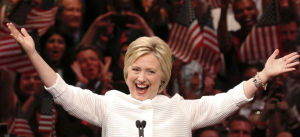 希拉蕊正式獲民主黨候選人提名
