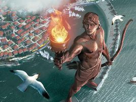 羅德島太陽神像 羅德島太陽神像