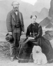 詹姆斯·克拉克·麥克斯韋和他的妻子