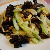 雞蛋木耳圓白菜 雞蛋木耳圓白菜