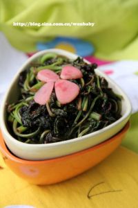 大蒜炒莧菜 大蒜炒莧菜