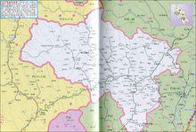 北川羌族自治縣行政區圖