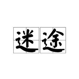 迷途[詞語釋義]