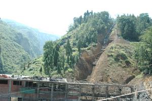 （圖）花朗鄉在建水溝 