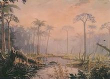 二疊紀植物群示意圖