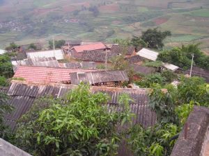 下那裡村景色一角