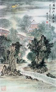 西湖風韻-小園煙月