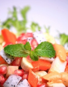 橘子胡蘿蔔水果沙拉