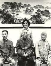 石小梅拜師（左起周傳瑛、俞振飛、沈傳芷）