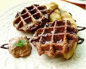 可可格子鬆餅 可可格子鬆餅