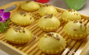 活油豆沙蒸蛋糕 活油豆沙蒸蛋糕