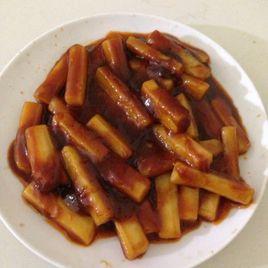 番茄沙司炒年糕 番茄沙司炒年糕