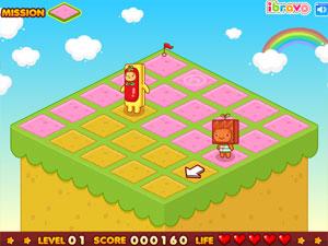 餅乾小人跳方格