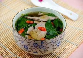 枸杞菜梗瘦肉湯 枸杞菜梗瘦肉湯