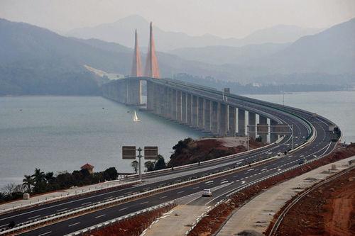惠州海灣大橋曲線引橋