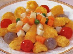 蘑菇素蝦燴雙球 蘑菇素蝦燴雙球