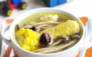 香菌玉米雞湯 香菌玉米雞湯