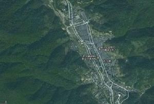 石人嶂鎢礦衛星圖（Google網站）