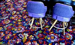 這款採用花瓣圖案的地毯能夠讓賭場顧客時刻保持清醒