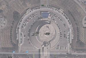 谷歌衛星地圖中華世紀壇